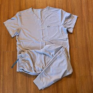 Mens grey fig scrubs